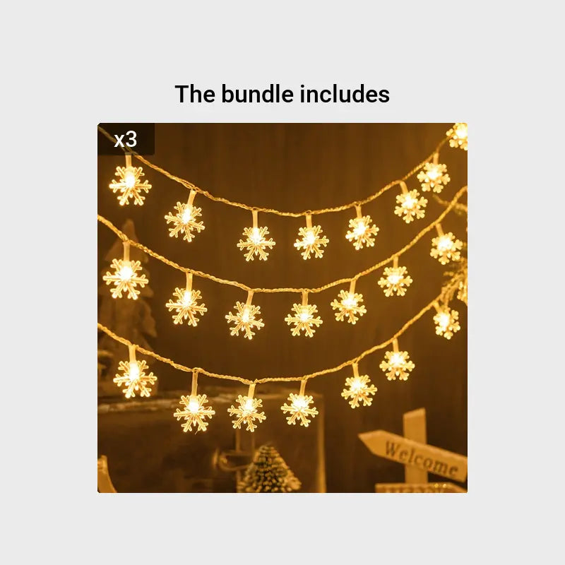 Hópehely Fényvarázs – 3 m-es LED Fényfüggöny