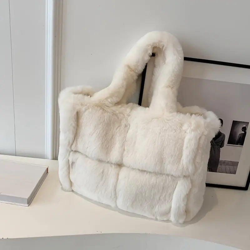 Női Plüss Műszőrme Táska - Téli Elegancia