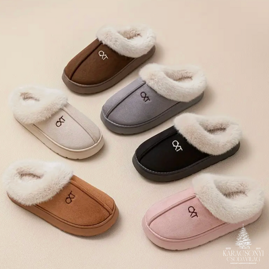 Puha Szőrme Papucs - Téli Meghittség